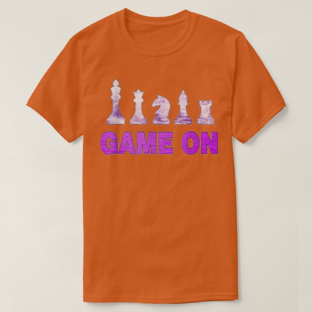 Camiseta Juego divertido en el juego de ajedrez Juego Humor (Diseño del anverso)