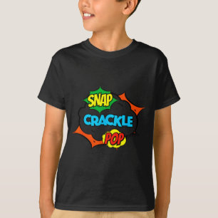 Camiseta Juego divertido retro Snap Crackle P Cita Relajant