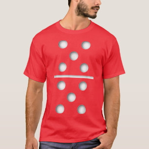Camiseta Juego Domino 5 5 Navidades de Halloween 1880