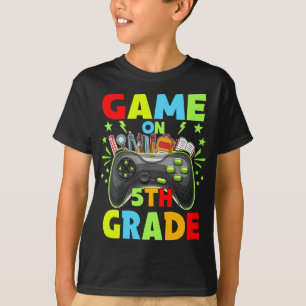 Camiseta Juego En 5º Grado De Vuelta Al 5º Grado Desbloquea