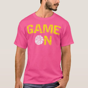 Camiseta Juego en Basketball Blue Black Yellow Gold Team Co