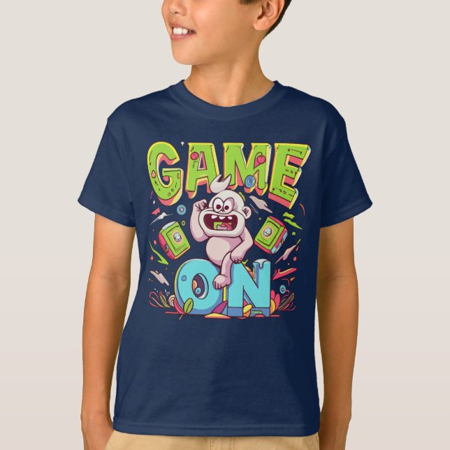 Camiseta Juego en Big Foot Funny Gaming (Anverso)