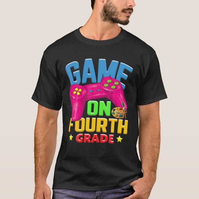 Camiseta Juego En Cuarto Grado De Vuelta Al Video-Gamer Bo  (Anverso)