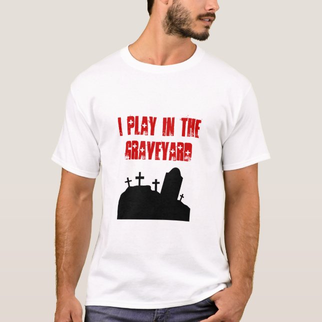 Camiseta Juego en el cementerio (Anverso)