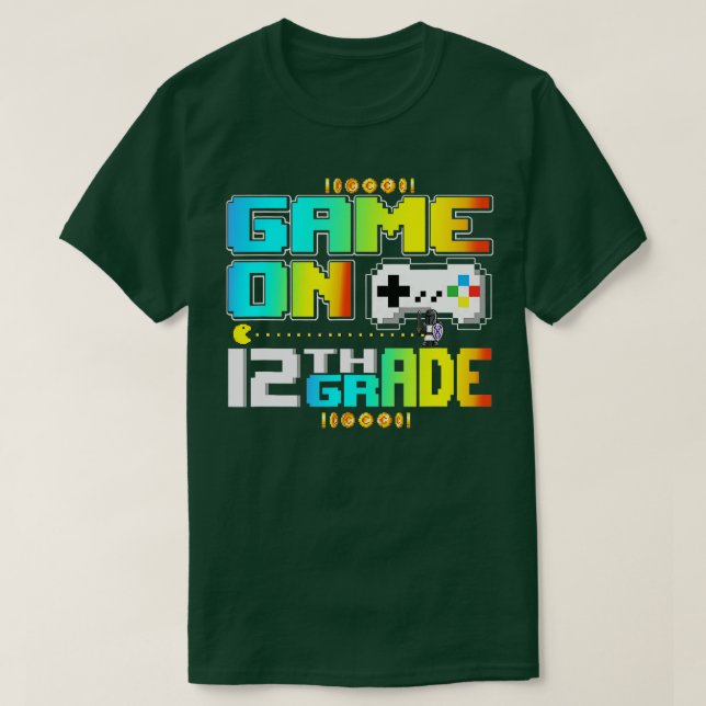 Camiseta Juego En El Video De Juegos De 12 Grados De Vuelta (Diseño del anverso)