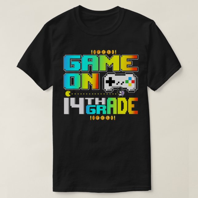 Camiseta Juego En El Video De Juegos De 14 Grados De Vuelta (Diseño del anverso)