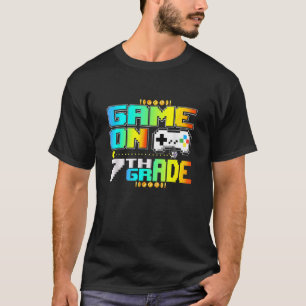 Camiseta Juego En El Videocampo De 7º Grado De Vuelta A La