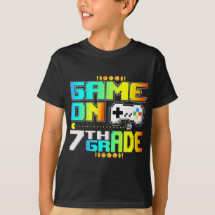 Camiseta Juego En El Videocampo De 7º Grado De Vuelta A La