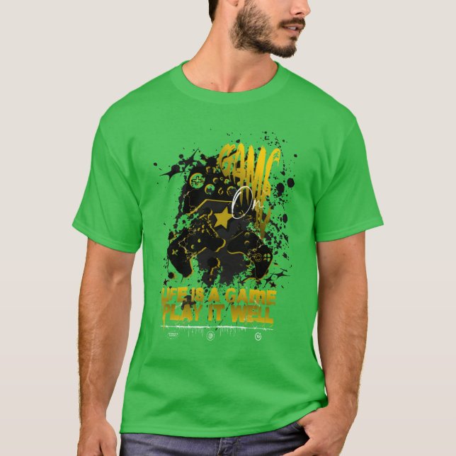 Camiseta Juego en liefe es un juego jugarlo bien chica (Anverso)