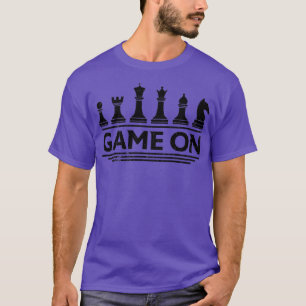 Camiseta Juego En Piezas De Ajedrez Divertido Juego De Mesa