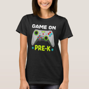 Camiseta Juego En Preescolar Grado K De Vuelta Al Nivel Pre