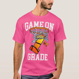 Camiseta Juego En Primer Grado De Baloncesto De Vuelta A La