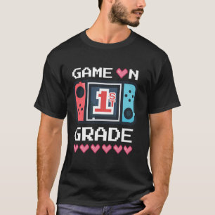 Camiseta Juego En Primer Grado De Vuelta A La Graduación Es