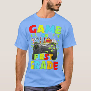 Camiseta Juego en primer nivel de videojuego desbloqueado 
