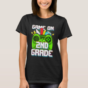Camiseta Juego en segundo grado de videojugador de segundo