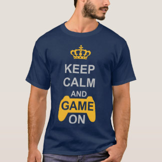 Camiseta Juego Encendido Mantén la Calma retro
