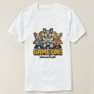 Camiseta ¡Juego encendido! ¡Patas arriba!