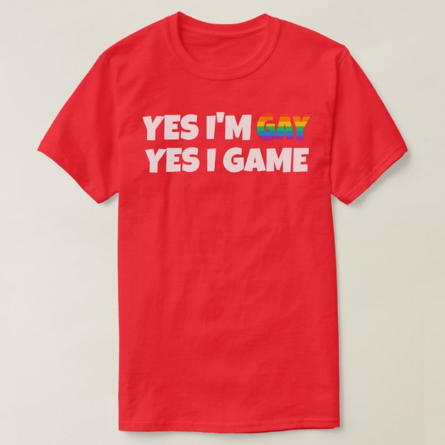 Camiseta Juego gay (Diseño del anverso)