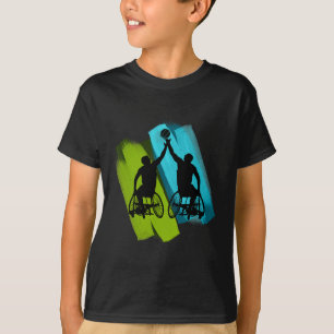 Camiseta Juego genial de silla de ruedas Sketll