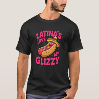 Camiseta Juego Glizzy Fuerte Gráfico Divertido de Perro Cal