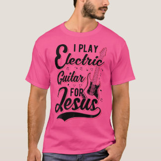 Camiseta Juego Guitarra Eléctrica Para Jesús - Cristiano