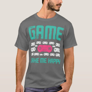 Camiseta Juego Hazme feliz retro
