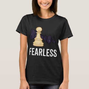 Camiseta Juego intrépido del tablero del jugador de ajedrez