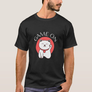 Camiseta Juego japonés al encanto del gato - Buen juego
