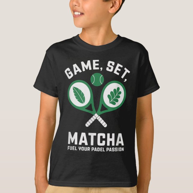 Camiseta Juego, Juego, Diseño Matcha - Motiva Entusiast Pad (Anverso)