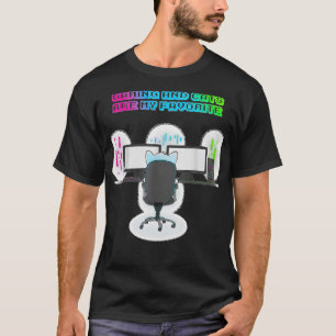 Camiseta Juego, jugador, amante del gato, videojuegos de ga
