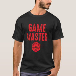 Camiseta Juego maestro Tabletop Rpg D20 Boardgame Gamer