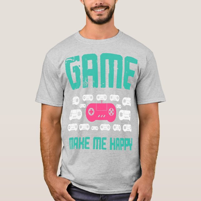 Camiseta Juego Me Hace Feliz (Anverso)