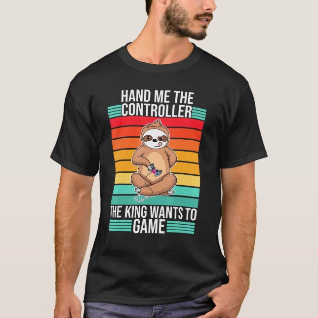Camiseta Juego Me Mano El Control King Console Gamer (Anverso)