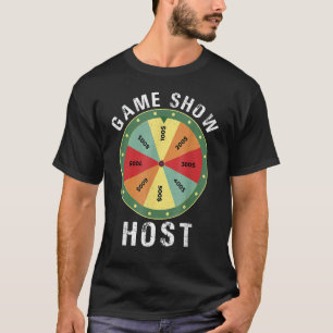 Camiseta Juego Mostrar la Trivia de Anfitrión Juego Noche p