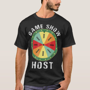 Camiseta Juego Mostrar la Triviación de Anfitrión Preguntas