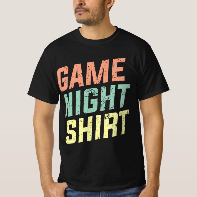 Camiseta Juego Nigh Boardgame Para Los Boardgamers (Anverso)