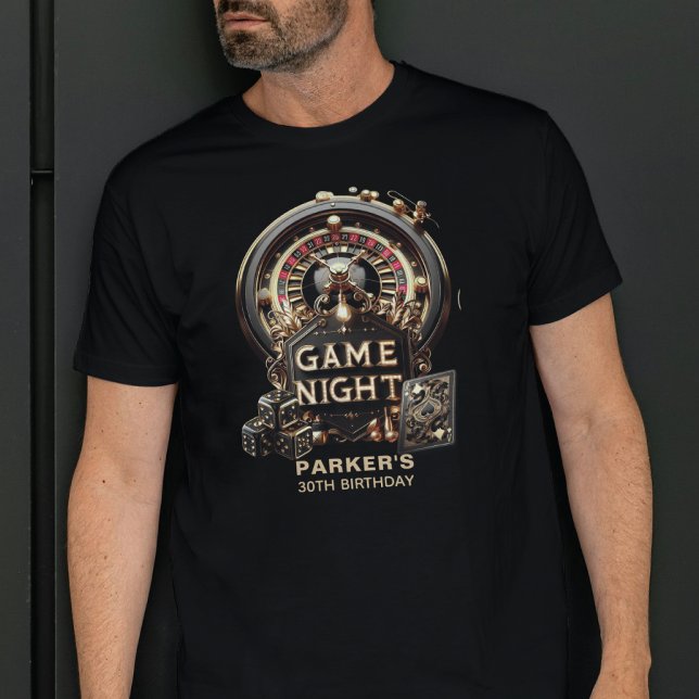 Camiseta Juego Nocturno Casino Personalizado (Subido por el creador)