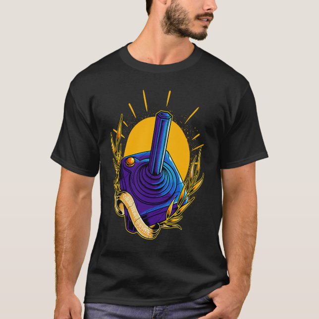 Camiseta Juego original de video controlador de videojuegos (Anverso)