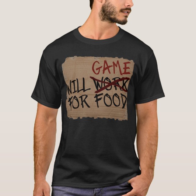 Camiseta Juego para la comida (Anverso)