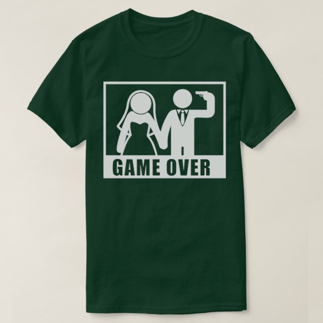 Camiseta Juego por Boda Fiesta del partido Bacheler casado (Diseño del anverso)