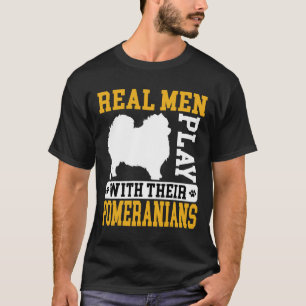 Camiseta Juego Real Con Puppie De Perro Pomerano