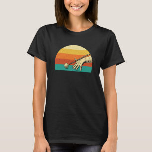 Camiseta Juego Retro Antiguo de Billar Jugador de Pool de 8