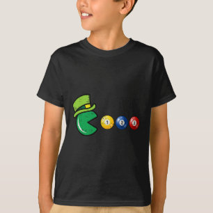 Camiseta Juego Retro Día de San Patricio de Billar
