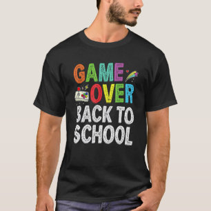 Camiseta Juego Retro Regreso A La Escuela Primer Día De Esc