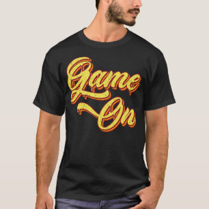 Camiseta Juego Retro Sobre La Tipografía