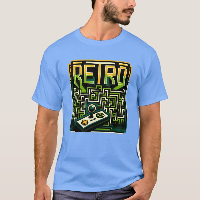 Camiseta Juego Retron Nostalgia divertida (Anverso)