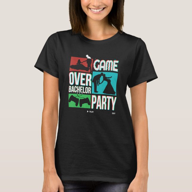 Camiseta Juego Se Acabó Fiesta de Soltero Despedida de Solt (Anverso)