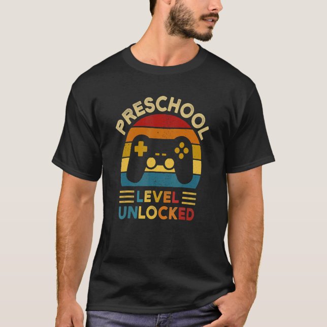 Camiseta Juego sin bloquear de nivel preescolar en 5º grado (Anverso)