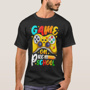 Camiseta Juego sin bloquear de nivel preescolar en el prees