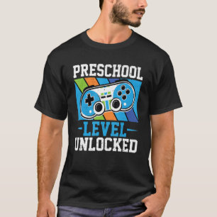 Camiseta Juego sin bloquear de nivel preescolar en el prees